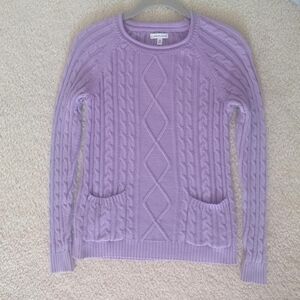 Croft & Barrow Lilac Sweater